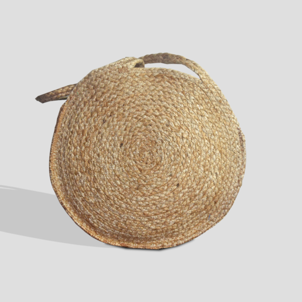 Handcrafted Jute Round Bag